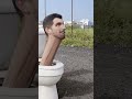 Choo Choo Charles vs Skibidi toilet in real life #vfx #skibidibopyes #sirenhead #choochoocharles