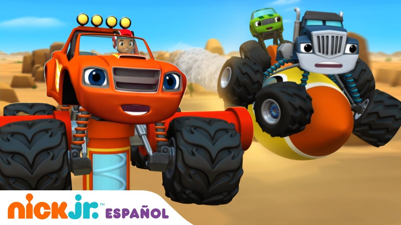 Blaze y los Monster Machines | ¡Blaze y el cohete fuera de control! | Nick Jr. en Español