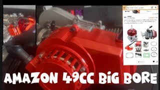 Installing a 54cc big bore kit on a new 49cc 2 stroke 