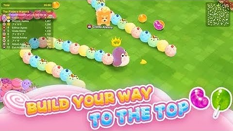 Sweet Crossing: Snake.io (Toffee & Cake) - Android Gameplay HD