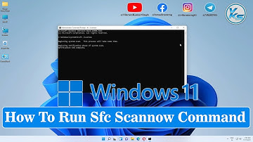 ✅ How To Run Sfc Scannow (System File Checker) Command in Windows 11