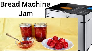 Jam in the KBS Bread Machine: Strawberry Jam, #breadmachine #strawberryjam