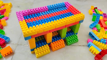 Satisfying DIY House ASMR/ Building Blocks/block game/Lego building fun #asmr#buildingblocks#lego