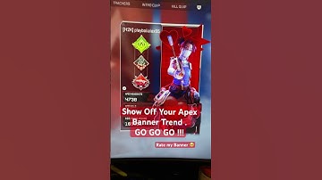 Show Off Your Sweaty Apex Banner Trend ! Rate my Banner #apexlegends #apexlegendsclips #apexpredator