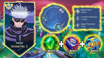 XAVIER 95% WINRATE SECRET TRICK FULL TUTORIAL!! 😱 (TOTALLY INSANE!) | XAVIER BEST BUILD 2025 | MLBB