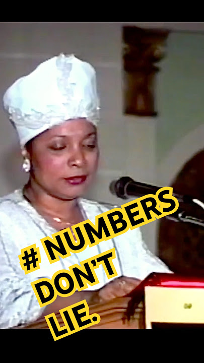 # NUMBERS DON’T LIE. SHAHRAZAD ALI SPEAKS #speakingfacts #thetruthcanchangeyourlife #yt #ytshorts