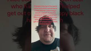 President trump is a horrible racist and a terrible Nazi he appointed Alice Johnson as pardon czar