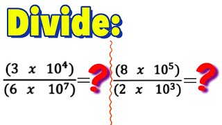 Dividing Scientific Notation