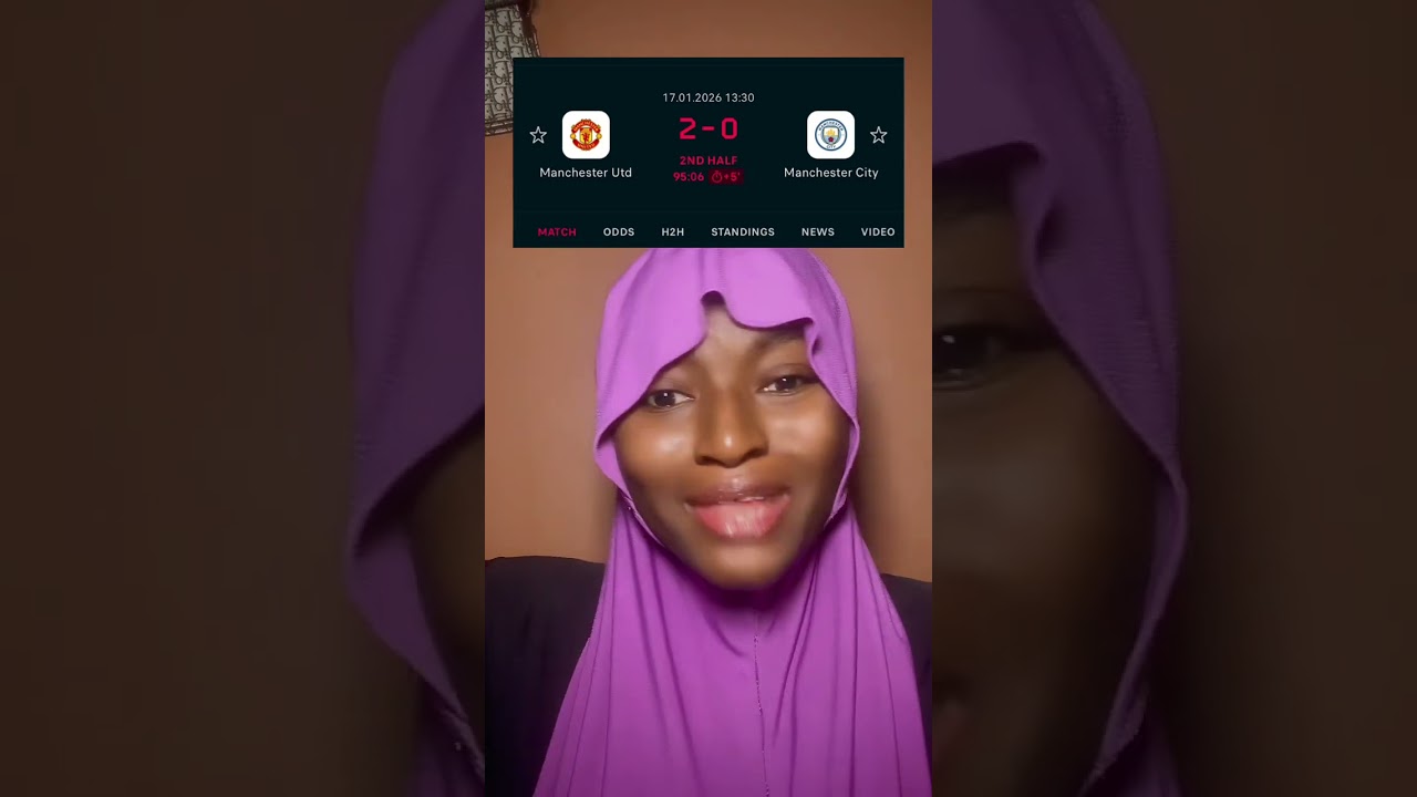 Manchester United wins the Manchester derby #manutd #mancity #derby y