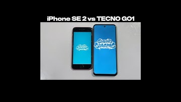 iPhone SE 2020 vs TECNO Spark Go 1 - Speed Test