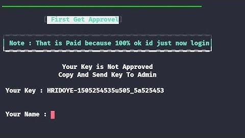 We will do the method of how to do termux script a approval