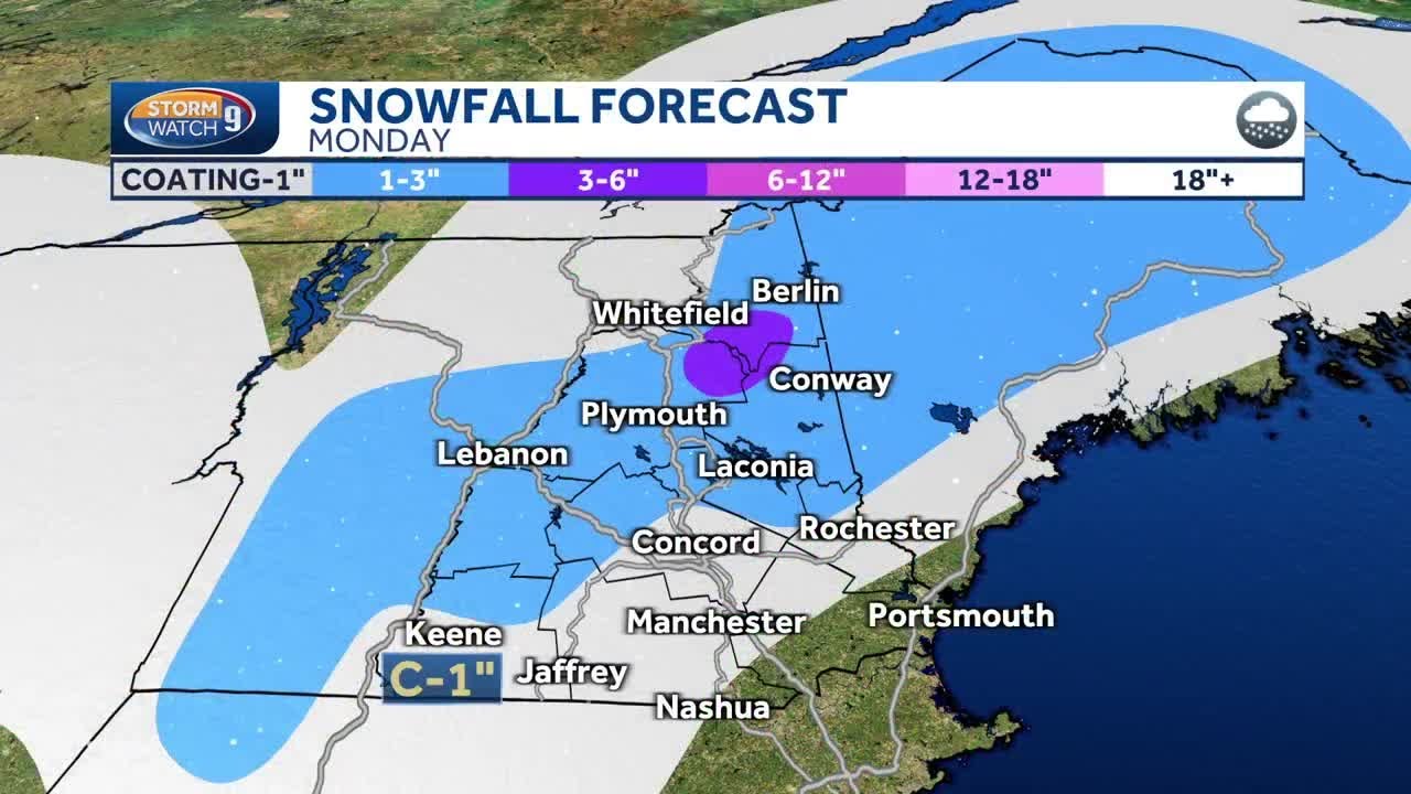 Spring snow could make for slick travel conditions across New Hampshire ...