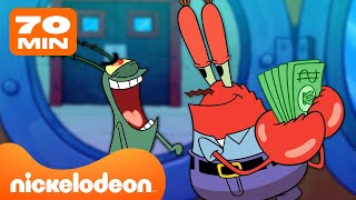 Bob Esponja | ¡Todas las Competencias del Crustáceo Cascarudo y el Balde de Carnada! | Nickelodeon