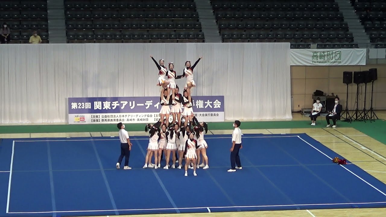 桜美林大学 THREE NAILS CROWNS 3位 DIVISION1 自由演技競技