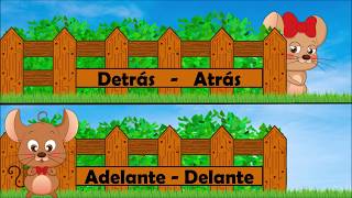juego delante -  atrás para niños