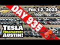 BACK IN ACTION OVER GIGA TEXAS! - Tesla Gigafactory Austin 4K  Day 935 - 2/12/23 - Tesla Terafactory