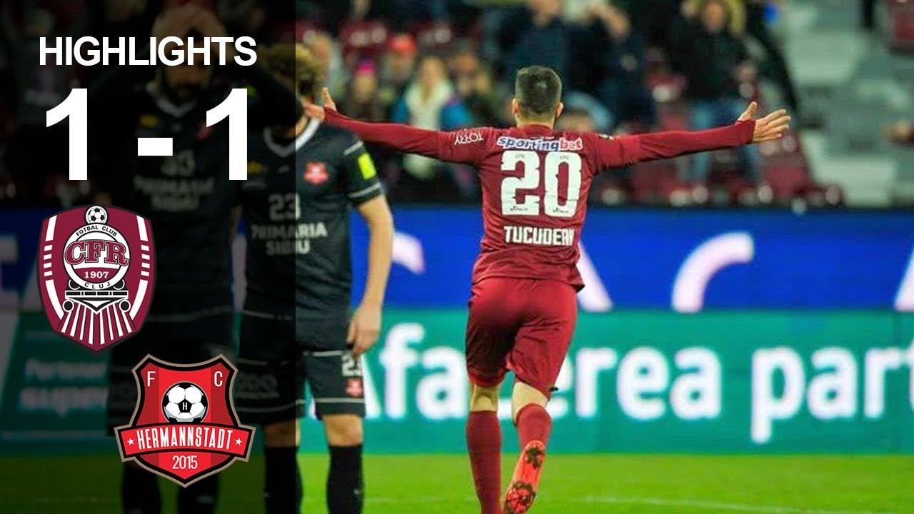 CFR Cluj a învins FC Hermannstadt, scor 3-1, în