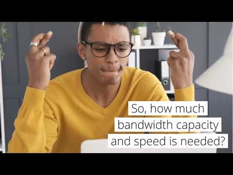 Bandwidth capacity vs. speed