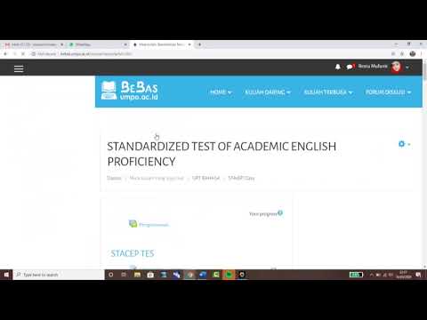 TUTORIAL LOGIN STAcEP COURSE DALAM E-LEARNING PLATFORM BEBAS UMPO