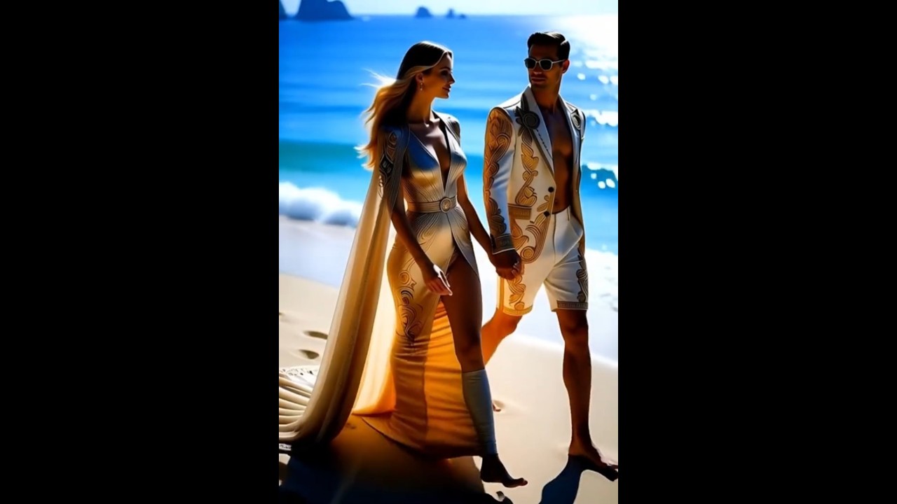 태양과 바다가 빚은 런웨이 | 이탈리아 여름 패션 🌊 (Sun & Sea: Italian Summer AI Runway) #aifashion #fashion #aiart