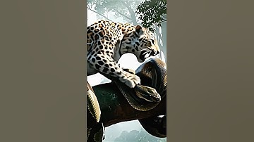 Leopard vs  Python 🔥💔 #shorts #wildlife