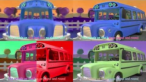 Cocomelon Wheels On The Bus Round Edit Effects (Klasky Csupo 2001 Effects Combined)
