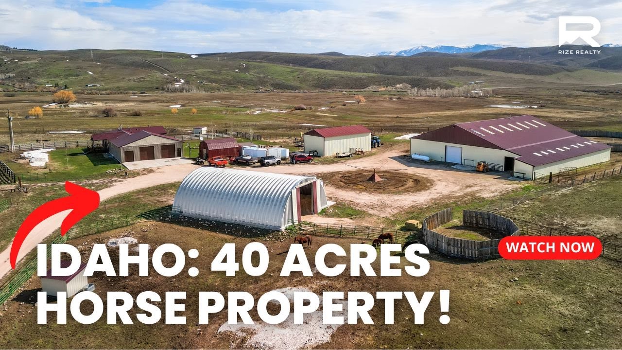 Southern Idaho Horse Property For Sale on 40 Acres! YouTube