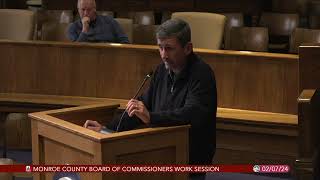 Monroe County Commissioners Work Session, February 7, 2024
