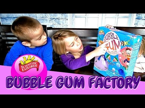 scientific explorer bubble gum factory kit