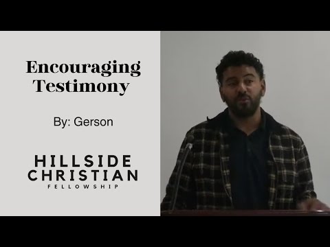 Encouraging Testimony | Gerson