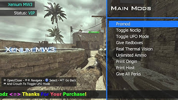 Mw3 TU23  Mod Menu All Client 20th Prestige, Infections +More