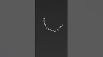 Text and curve modifier Animation #sports  #cg #3d #animation #blender #art #blender3d