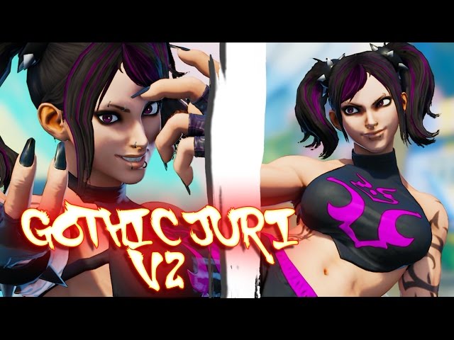 Street Fighter V Mod Makes Juri A Goth With Tattoos And Piercings Tattoodo