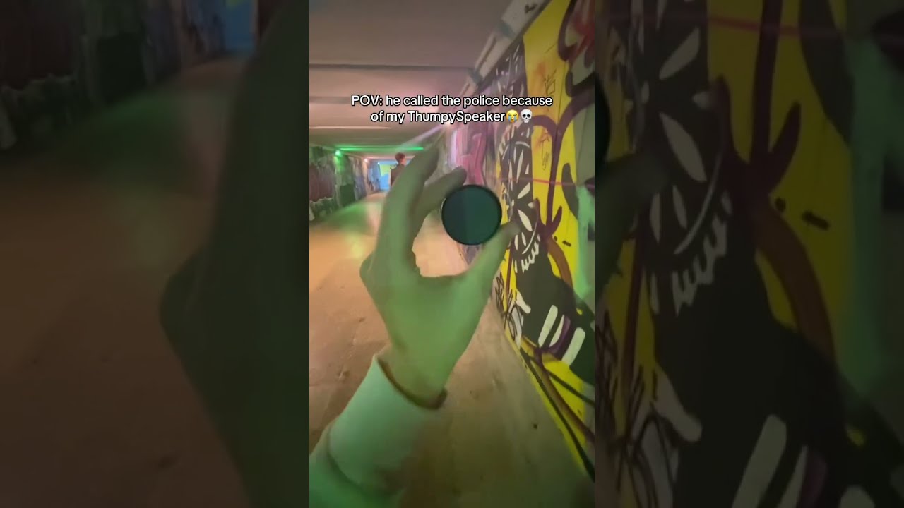 OMG THE WAY HE JUMPED Vibes Speaker Tunnel
