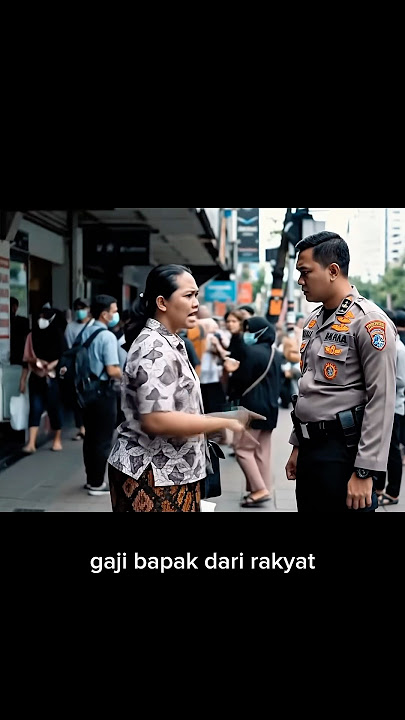 Gaji Polisi Dari Rakyat, Tapi Marahnya ke Rakyat Miskin Terus #polisi #korupsi #koruptor #funny #ai