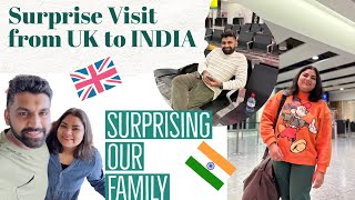 Surprise visit to India-Kerala |Surprising our family |UK to India-Kerala |Family Reaction 🇮🇳🇬🇧