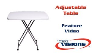 Adjustable Table - Tex Visions