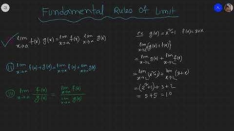 লিমিটের মৌলিক ধর্মাবলী || Fundamental Rules of Limit