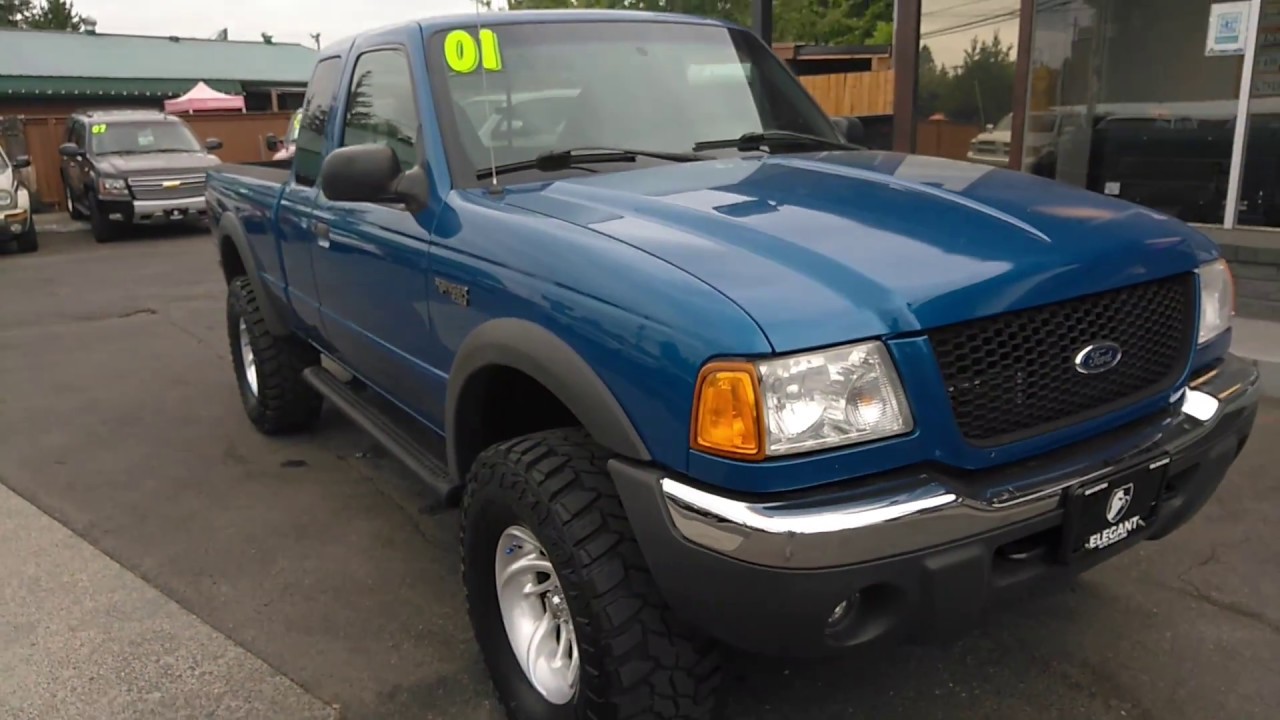 2001 FORD RANGER XLT LIFTED 4X4 4.0L 206-257-3458 TEXT OR CALL - YouTube