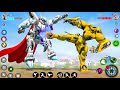 Jet Car Transformation Optimus Prime &amp; Bumblebee Robot Mega Battle in City  - Android Gameplay