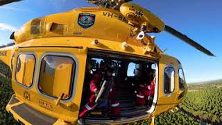 Witness a life-saving land search rescue 🚁