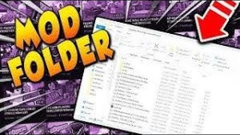 MODS FOLDER RELEASE! 1.8.9 AND 1.7