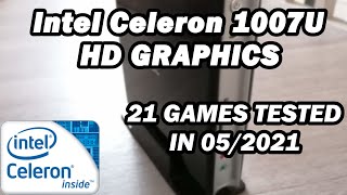 Intel Celeron 1007U \ HD Graphics \ 21 GAMES TESTED IN 05/2021 (1,5GHz CPU) (4GB RAM) ZOTAC ZBOX