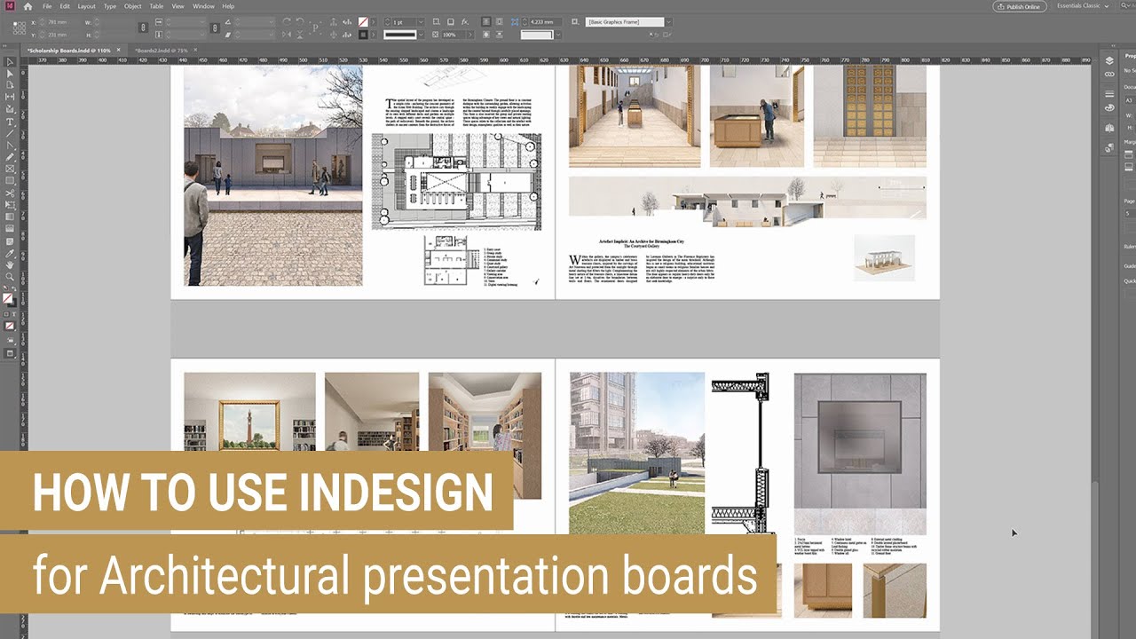 Architectural & Interior Design Presentation Board Templates