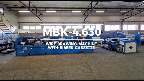 Wire Drawing Machine MBK L Series MBK-6/1.630–5.550 | Straight-line Drawing