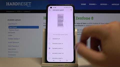 How to Change Animation Speed on ASUS Zenfone 8 – Adjust Animation Speed