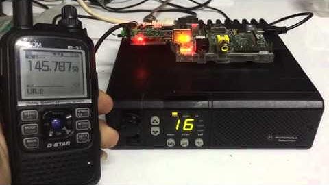 Home brew DSTAR Gateway by Motorola GM300