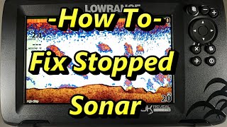 How To - Fix Stopped Sonar Issue screenshot 1