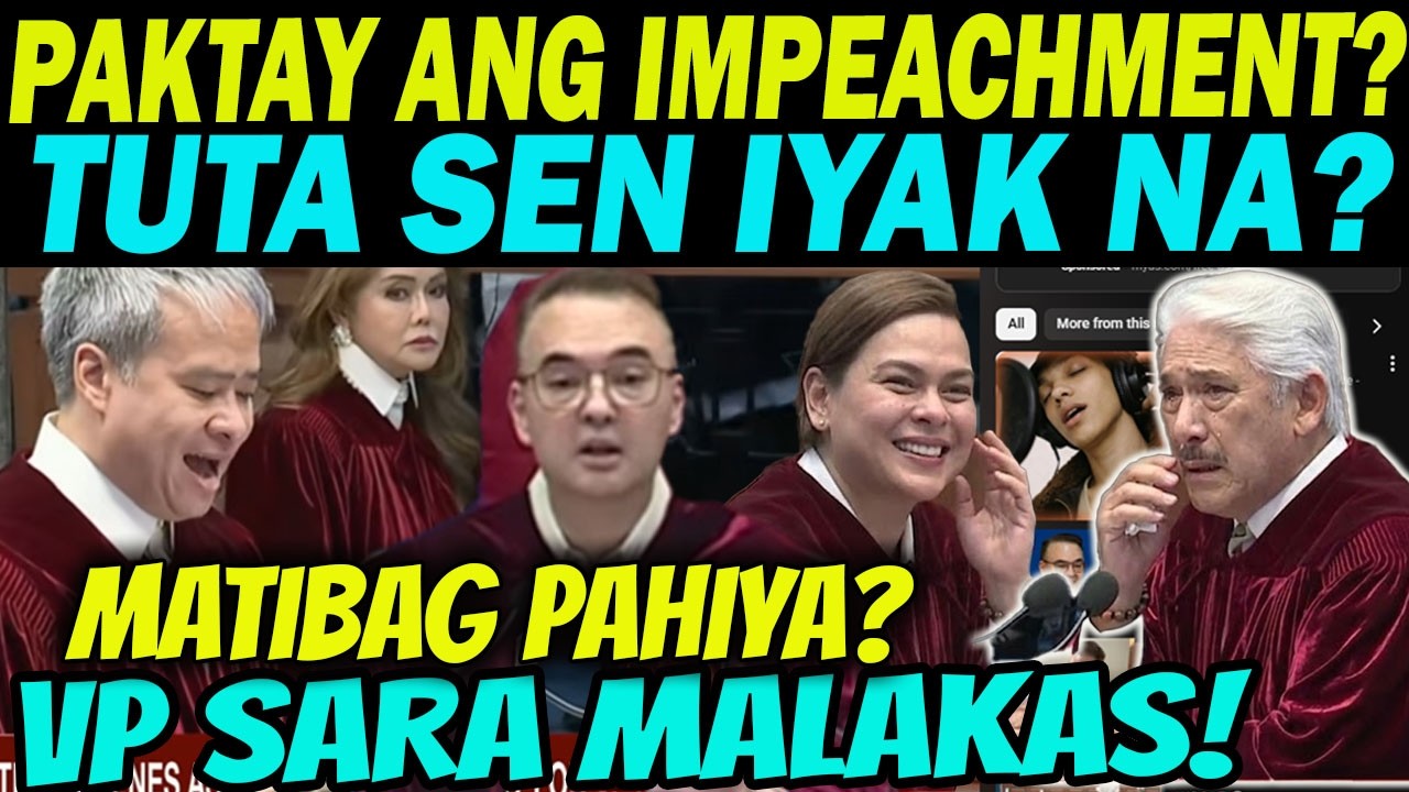 KAKAPASOK LANG! TUTA SEN WALANG NAGAWA! IMPEACHMENT NAGSIMULA PERO PAKTAY NA!