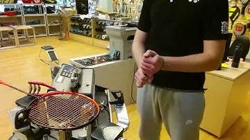 Time Lapse: How to String a Yonex Astrox 77 Badminton Racquet (Brandon Mclean)